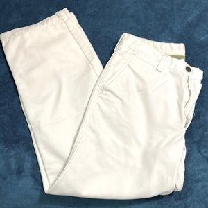 MENS 32x30 LIVE COMFORTABLE WHITE KHAKIS!